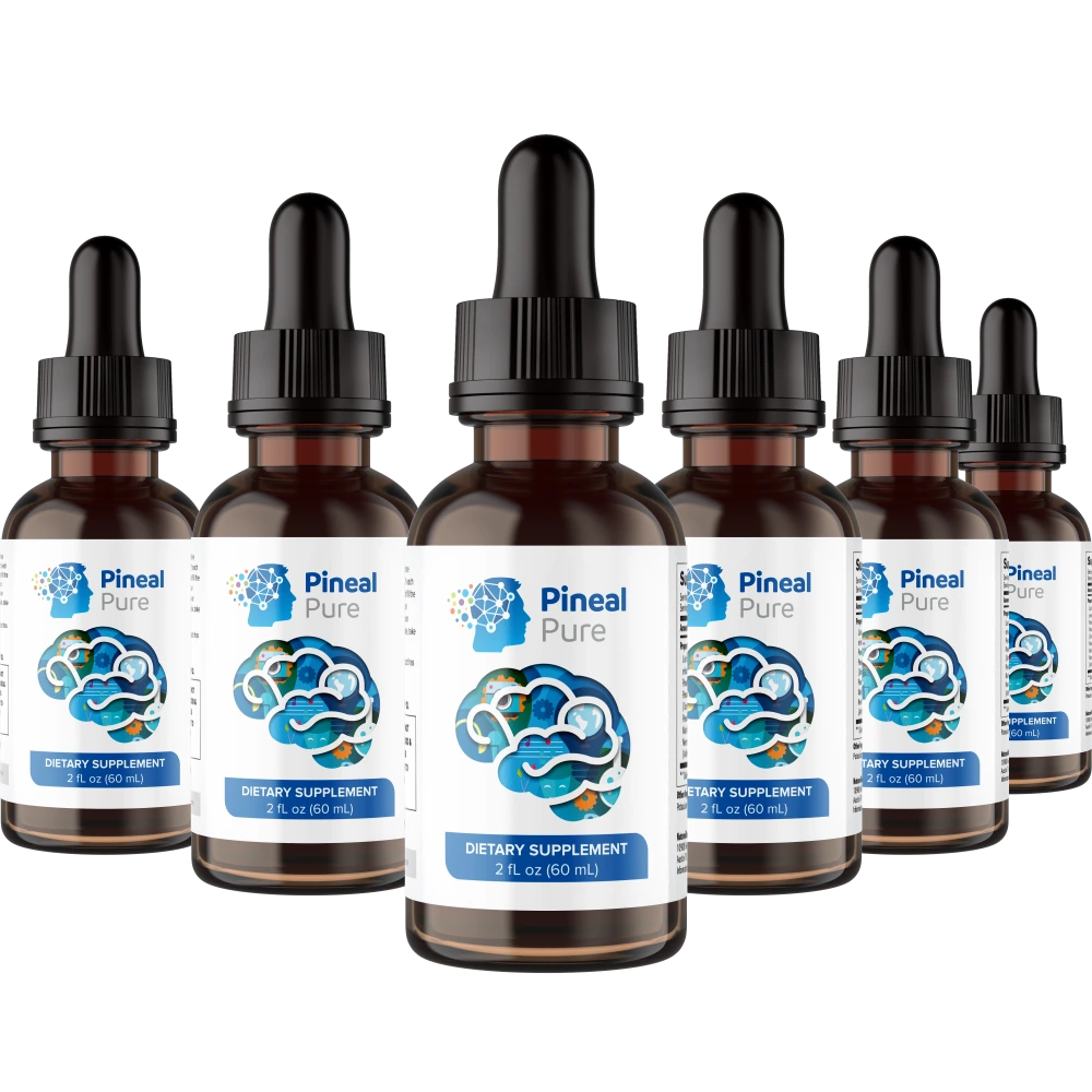 Six bottles of PinealPure best value 180-day memory support package