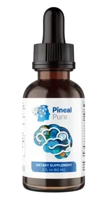 PinealPure liquid formula dropper bottles on a clean surface